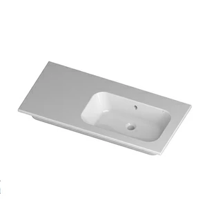 QS106DX101 Подвесная раковина настенная овальная Disegno Ceramica  белая