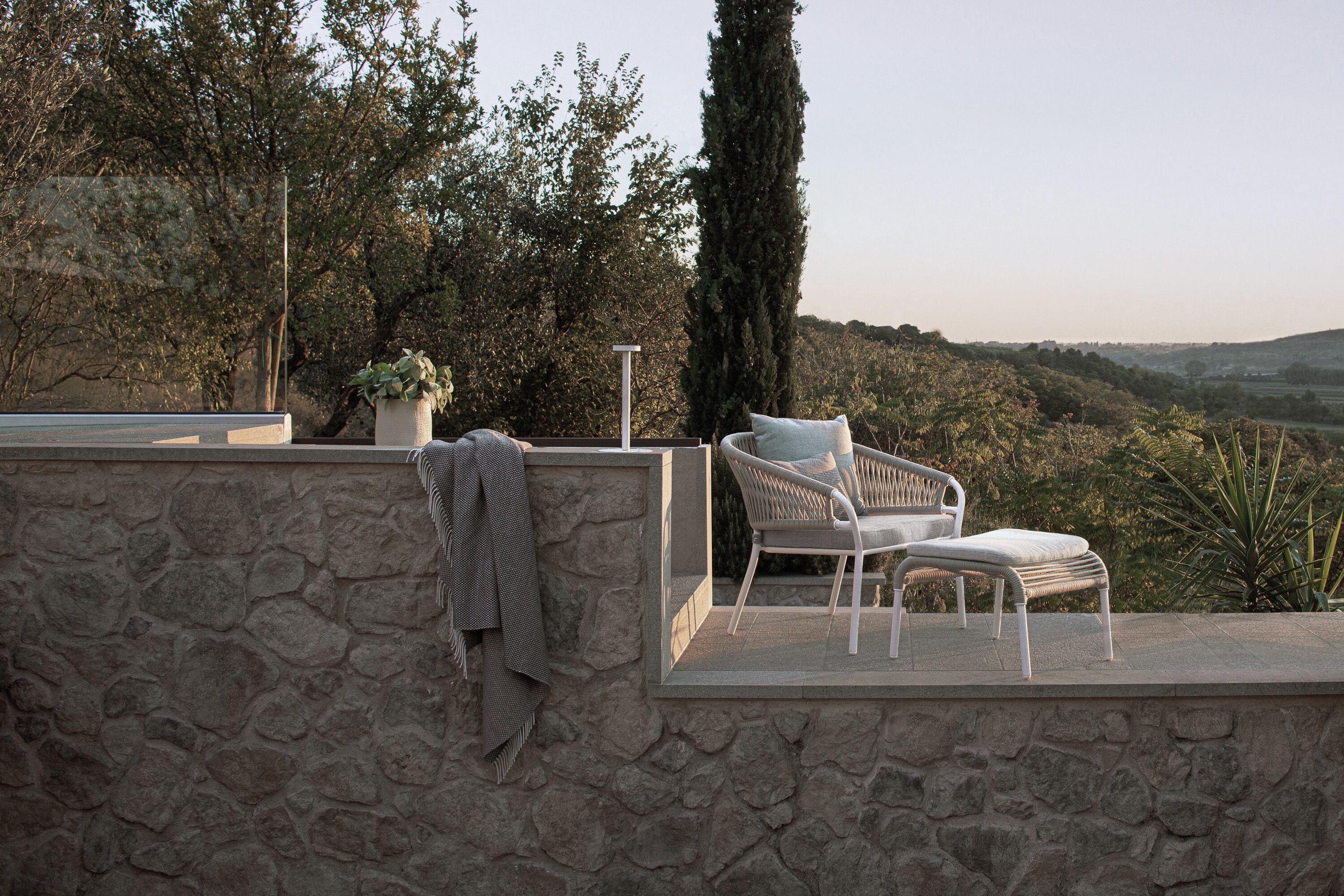 Садовое кресло с алюминиевым подлокотником и веревкой Atmosphera Pleasure .25 ARCH-00073657 - Вид №3