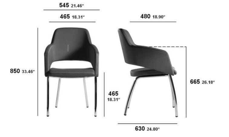 Стул для конференций с мягкой тканью и подлокотниками SITIA Major ARCH-00065593 - Вид №2