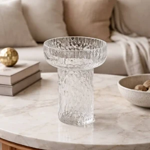 Ваза Emily стекло цвет прозрачный 20.5 см