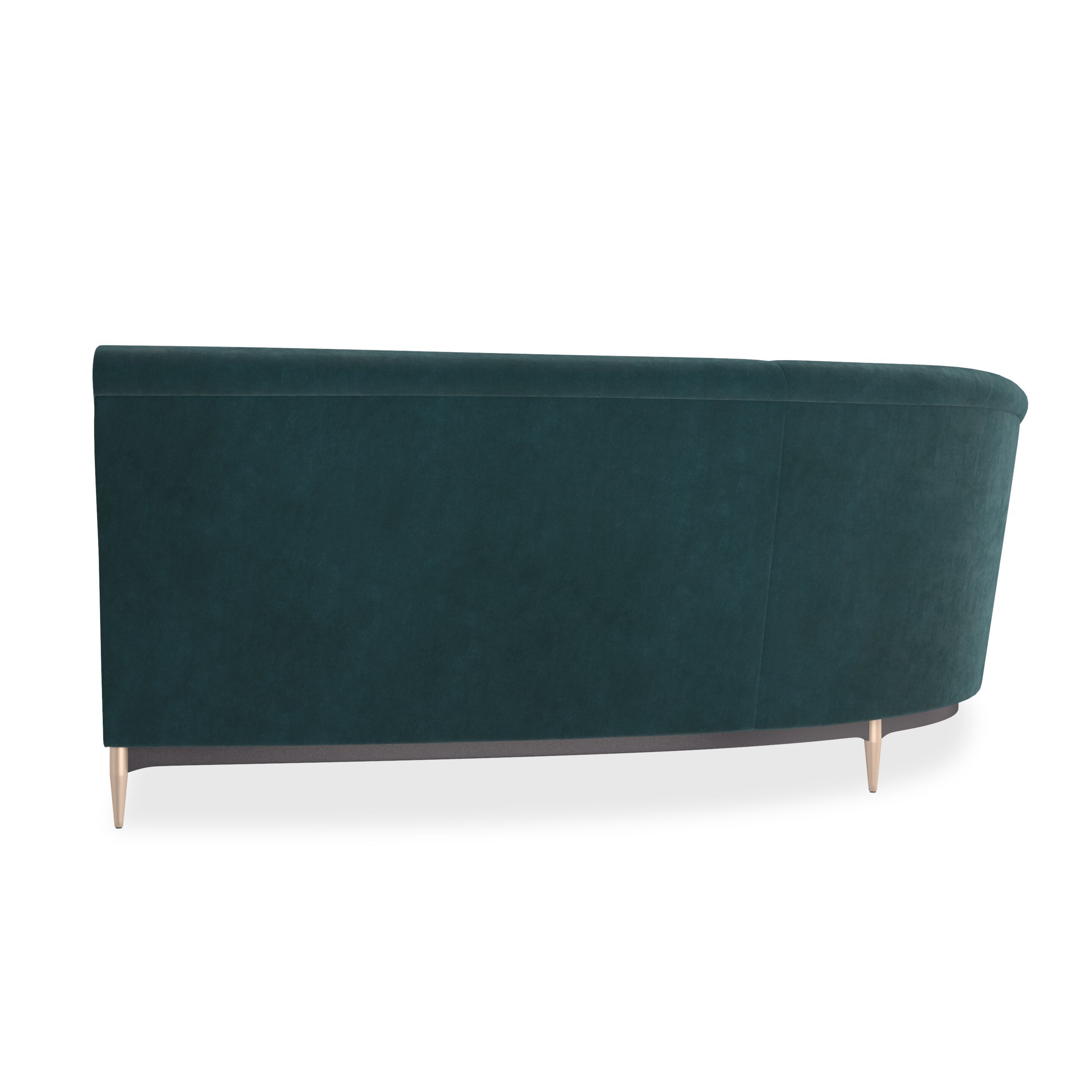 2-местный бархатный изогнутый диван Caracole Three'S Company Laf ARCH-00096575 - Вид №9