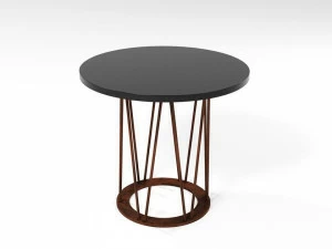 Barel Журнальный столик из мдф и железного стержня Sistema santiago