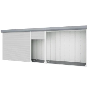 Шкаф роллетный RCAB STG 1500х4650х1200 (три рольставни шириной 1550мм)