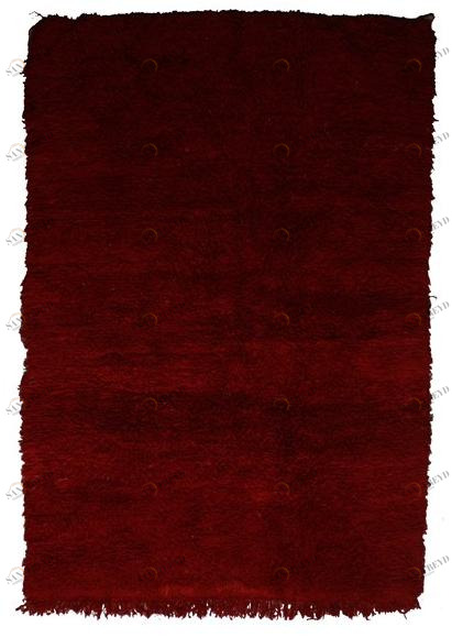 AFOLKI Прямоугольный шерстяной коврик с длинным ворсом Chichaoua Taa944be