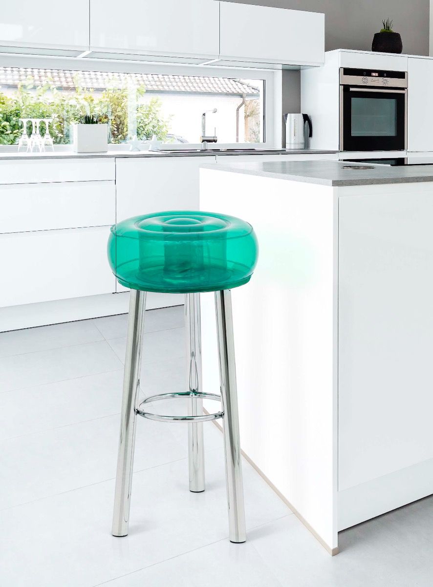 MOJOW Барный стул FLOOFY Зеленый TAFLCIXLEKO03VC  - Вид №1