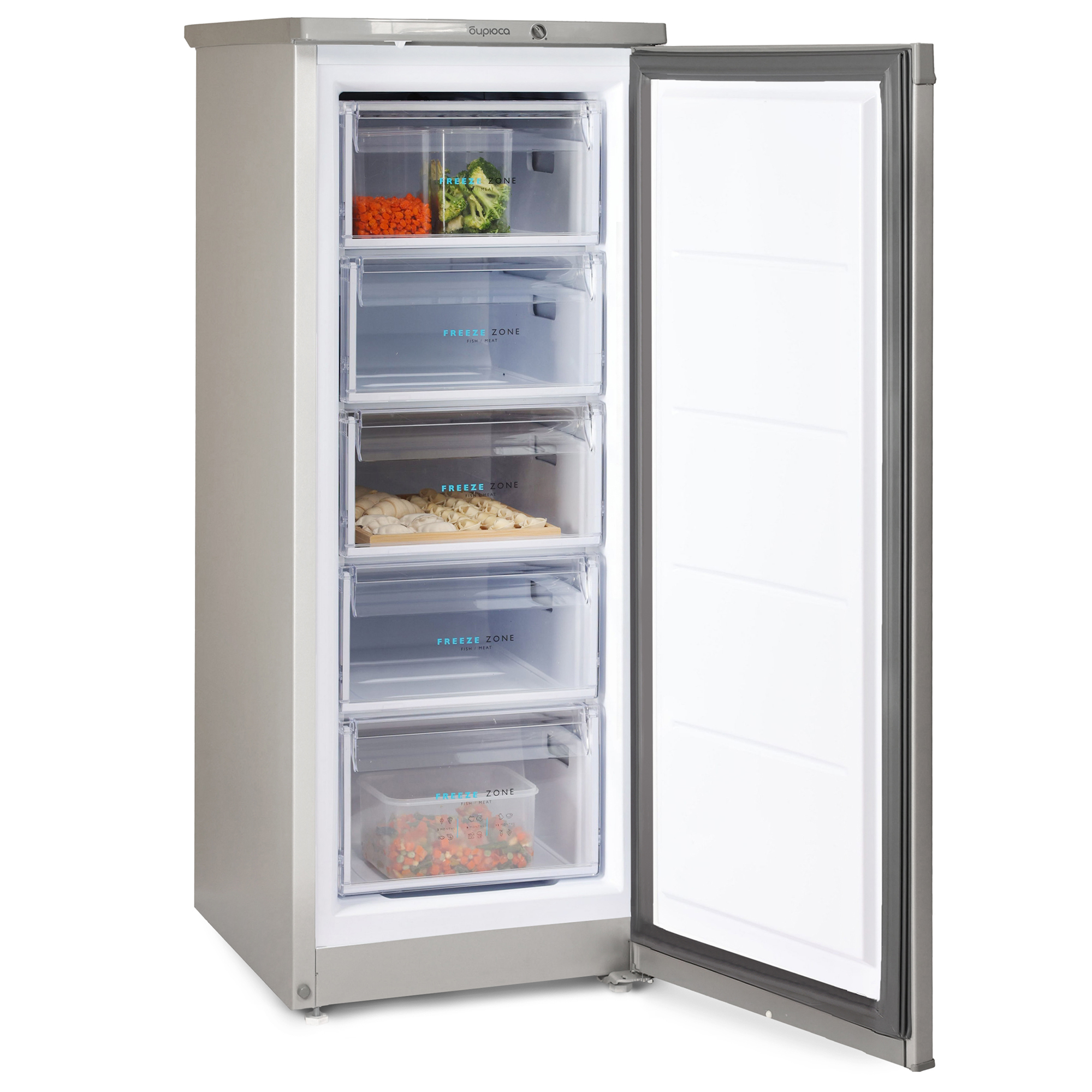 9283683 Морозильный шкаф  Бирюса M414 серебристый STDN-0087762 - Вид №4