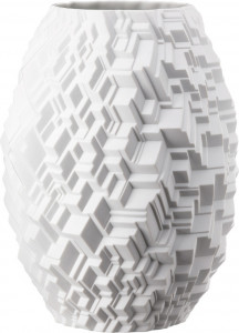 10654591 Rosenthal Ваза Rosenthal Фи 28см, фарфор, белая Фарфор