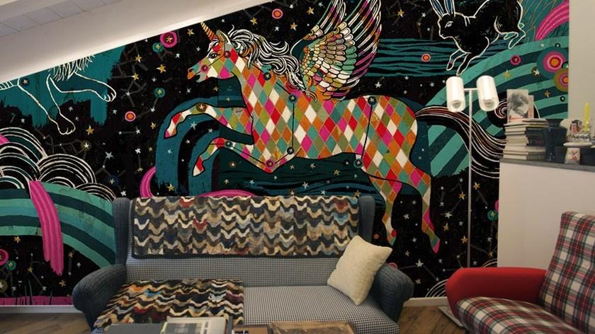 GLAMORA Моющиеся виниловые обои Symbiosis sun-id-1394216 - Вид №3