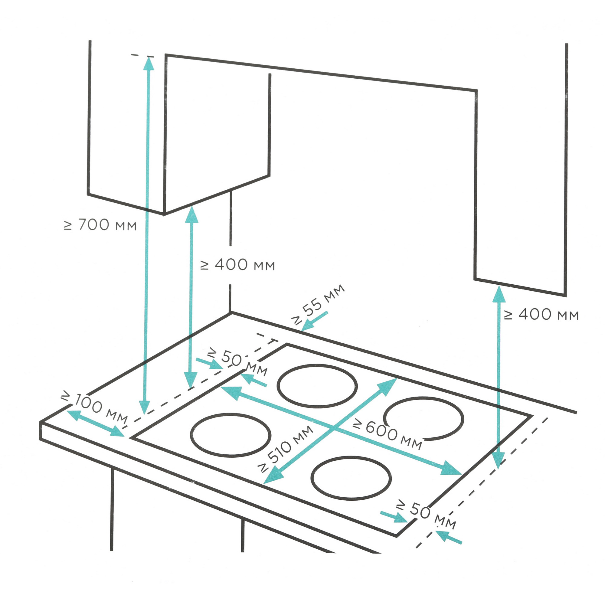 9100257 Газовая варочная поверхность Eigen Steke-312B4 STDN-0119672 - Вид №6