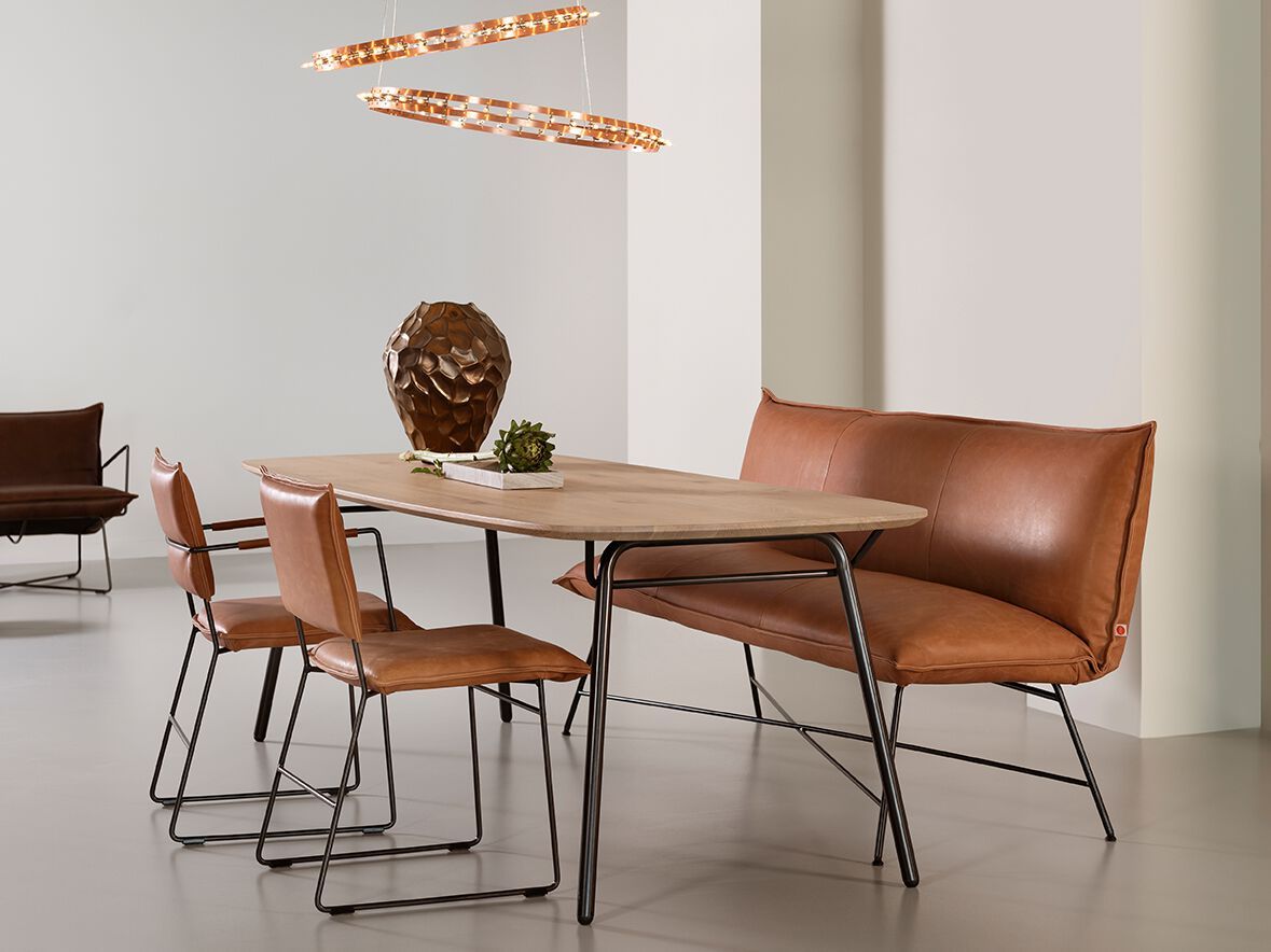 Прямоугольный стол из стали и дерева Jess Vain ARCH-00065278 - Вид №2