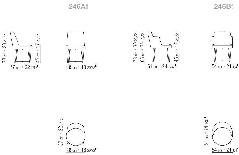 Flexform Мягкое кресло со съемным чехлом из ткани с подлокотниками Hera sun-id-1370689 - Вид №7