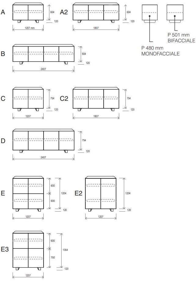 De Rosso Буфет HPL с распашными дверцами sun-id-1382193 - Вид №7