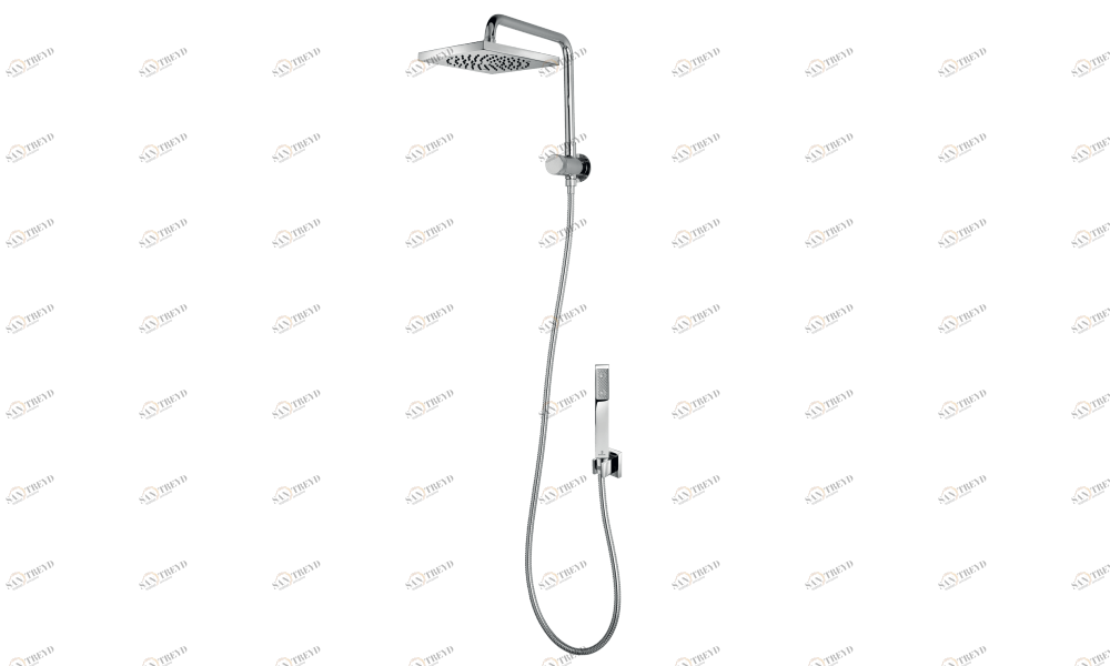 H89720 Потолочный & настенный душ Cube Renovation 210 x 210 mm BOSSINI 