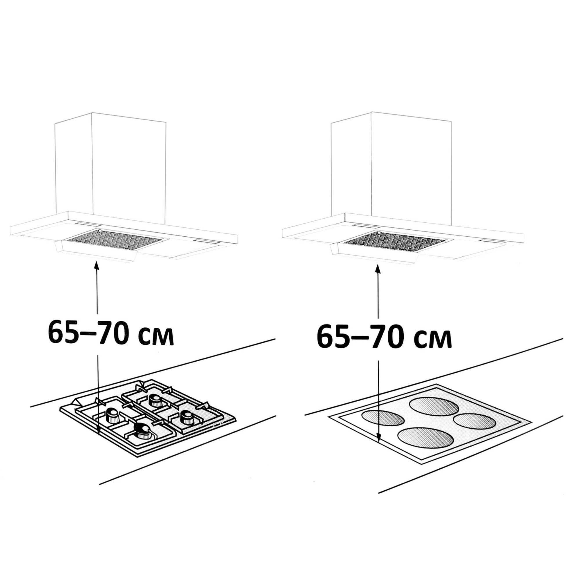 9196557 Вытяжка каминная DEXP TSH60-DM0 SLIM черный/черный STDN-0017564 - Вид №9