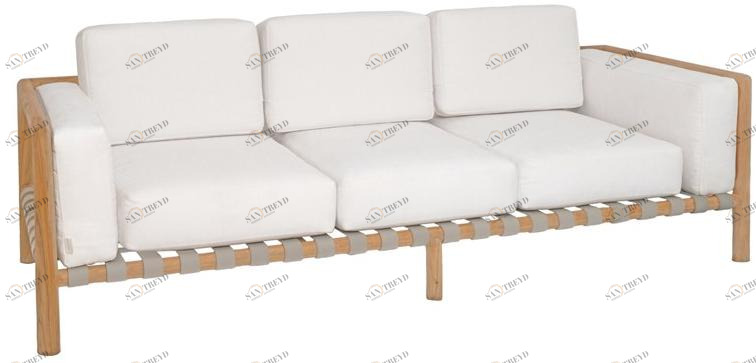 Unopiù Садовый диван 3 мест со съемным чехлом из ткани Pevero Pevdi2p