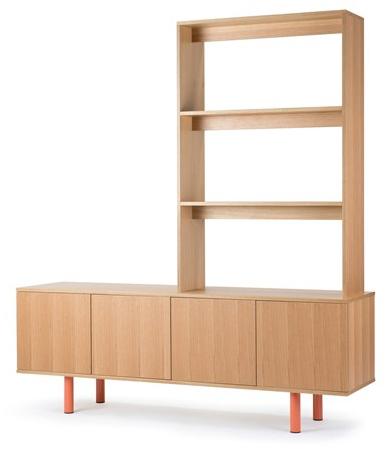 Deadgood Комод модульный из фанеры с распашными дверцами  Px1-2l-3r  - Вид №6