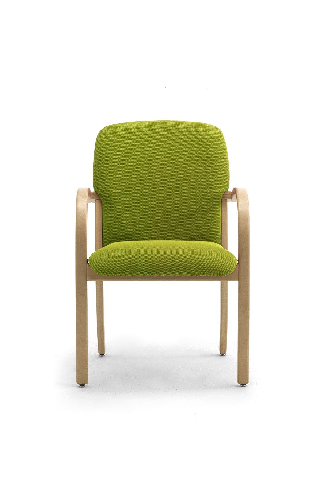 Стул из ламинированного дерева и ткани с подлокотниками Leyform Kali ARCH-00092448 - Вид №7