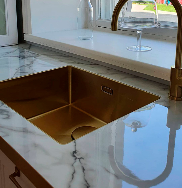 Столешницы для кухни - Мрамор бианко LIGRON LIST403 318 - Вид №32