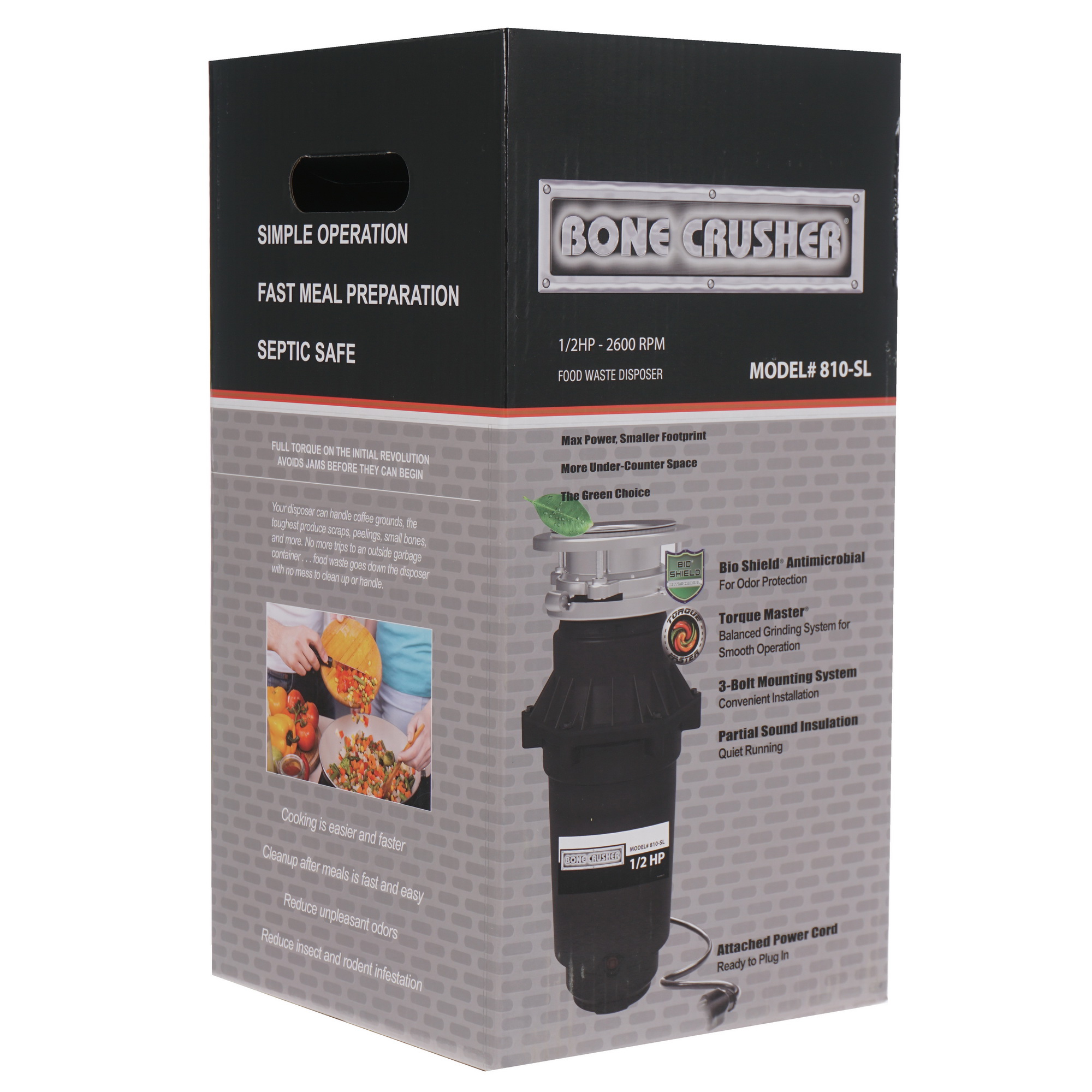 9907801 Измельчитель пищевых отходов Bone Crusher BC 810 Slim LIne STDN-0028835 - Вид №8