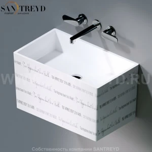 L111.420 Подвесная раковина настенная овальная A. e T. Italia TOWER белая