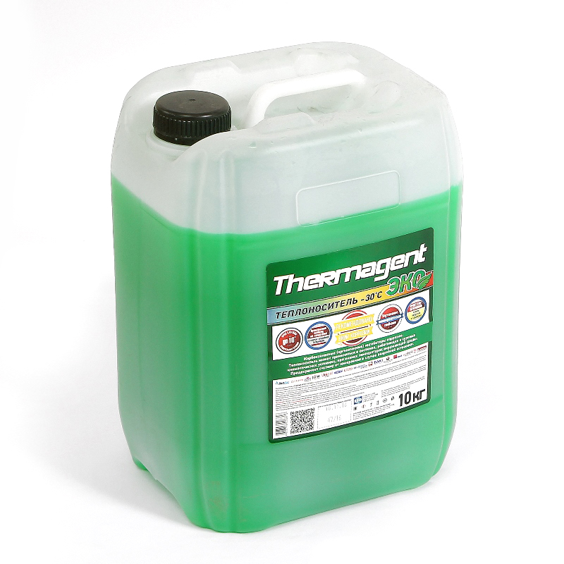 Теплоноситель THERMAGENT-30 ЭКО Пропиленгликоль 10кг Обнинскоргсинтез 602270