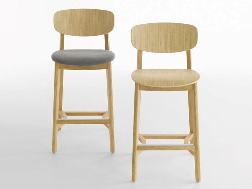 Crassevig Высокий деревянный табурет Lene sun-id-1512074 - Вид №2