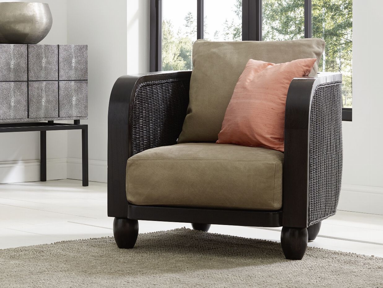 Кресло из ротанга с подлокотниками LAMBERT LOBBY ARCH-00110494