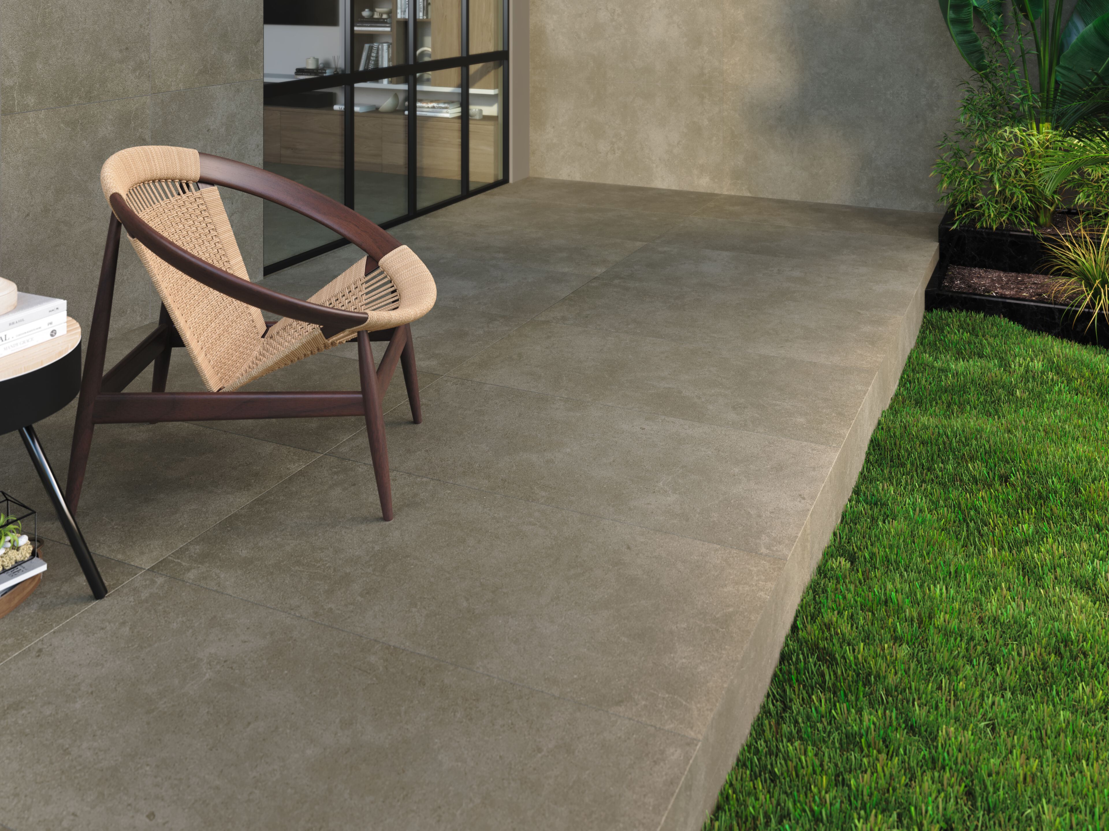 Пол / облицовка керамогранита для внутреннего и наружного применения с эффектом цемента Kaleseramik плиты ARCH-00059152 - Вид №4