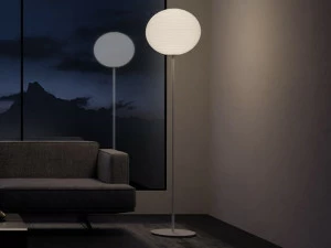 Rotaliana Светодиодный торшер из дутого стекла Flowglass