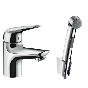 Смеситель для раковины Hansgrohe Novus однорычажный с гигиеническим душем цвет хром 82600728 STLM-2173689
