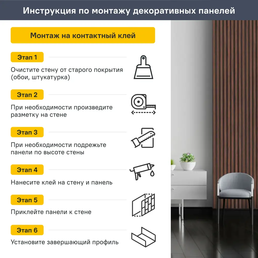 Стеновая панель ПВХ Шиповник зеленый 2700x250x8 мм 0.675 м² 89412151 STLM-2083618 Santreyd  - Вид №8