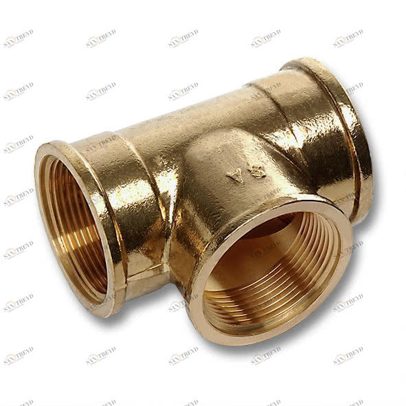 262214R SANHA 622 тройник ВР, латунь 1/4 мм 