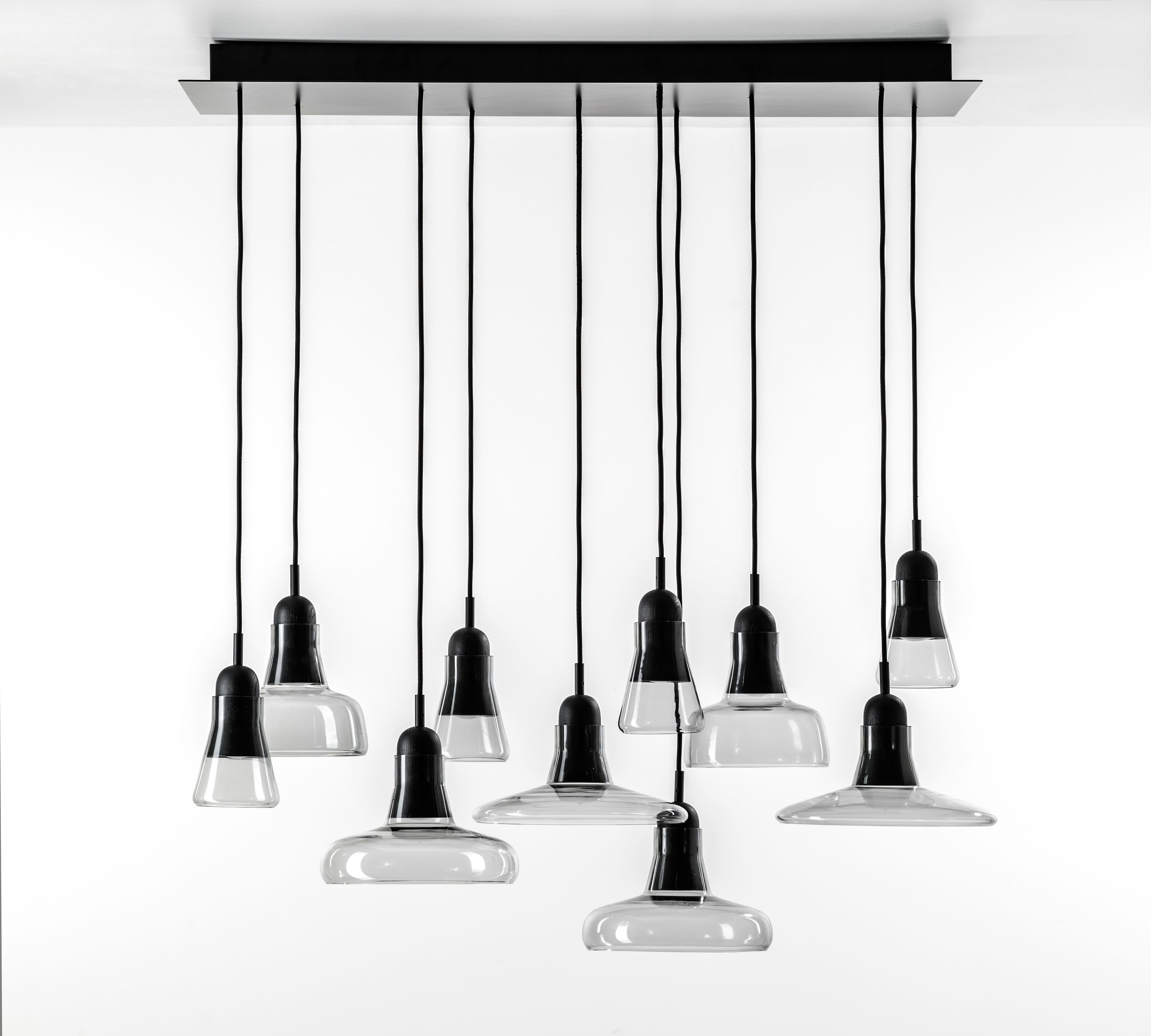 Подвесной светильник из дутого стекла с регулируемой яркостью BROKIS Тени ARCH-00150384 - Вид №56