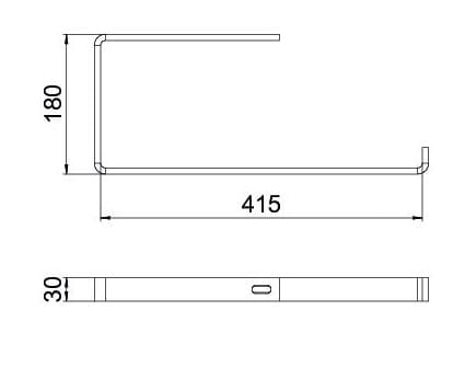 Стальной подвесной кронштейн OBO Bettermann BlackLine ARCH-00060471 - Вид №4