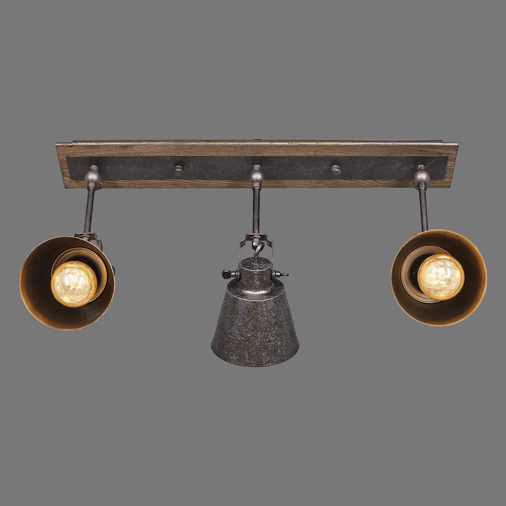 Спот Barrel 3xE27x40 Вт LAMPLANDIA STLM-2070880 - Вид №2