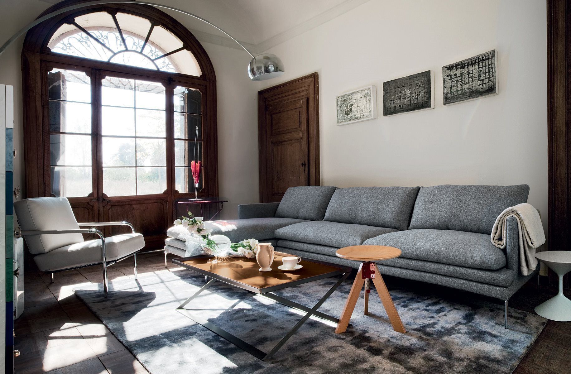 Регулируемая высота поворотный стул In Stock Zanotta ARCH-00005233 - Вид №3