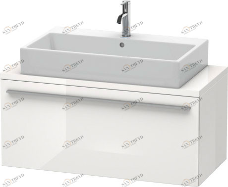 XL540408585 X-Large Тумбочка для компактной консоли Белый глянцевый лак Duravit