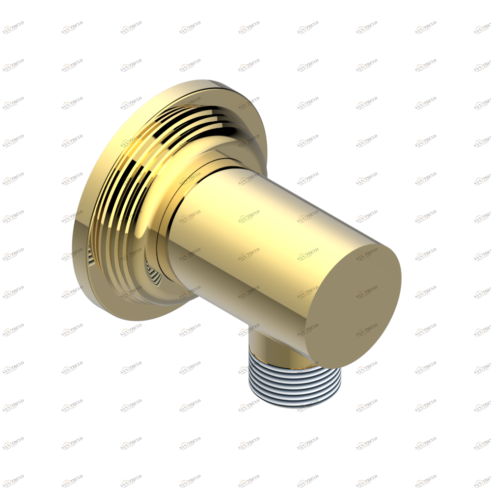U9S-53E Вывод 1/2" встраиваемый в стену Thg-paris Grand central с ручками-рукоятками с белым ониксом Золото U9S-53E CAT.F