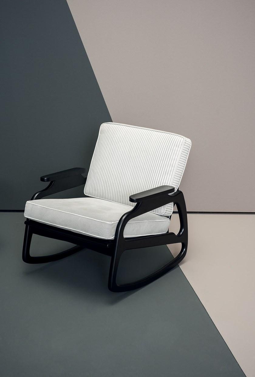 BAXTER Кресло-качалка из кожи sun-id-1363093 - Вид №1