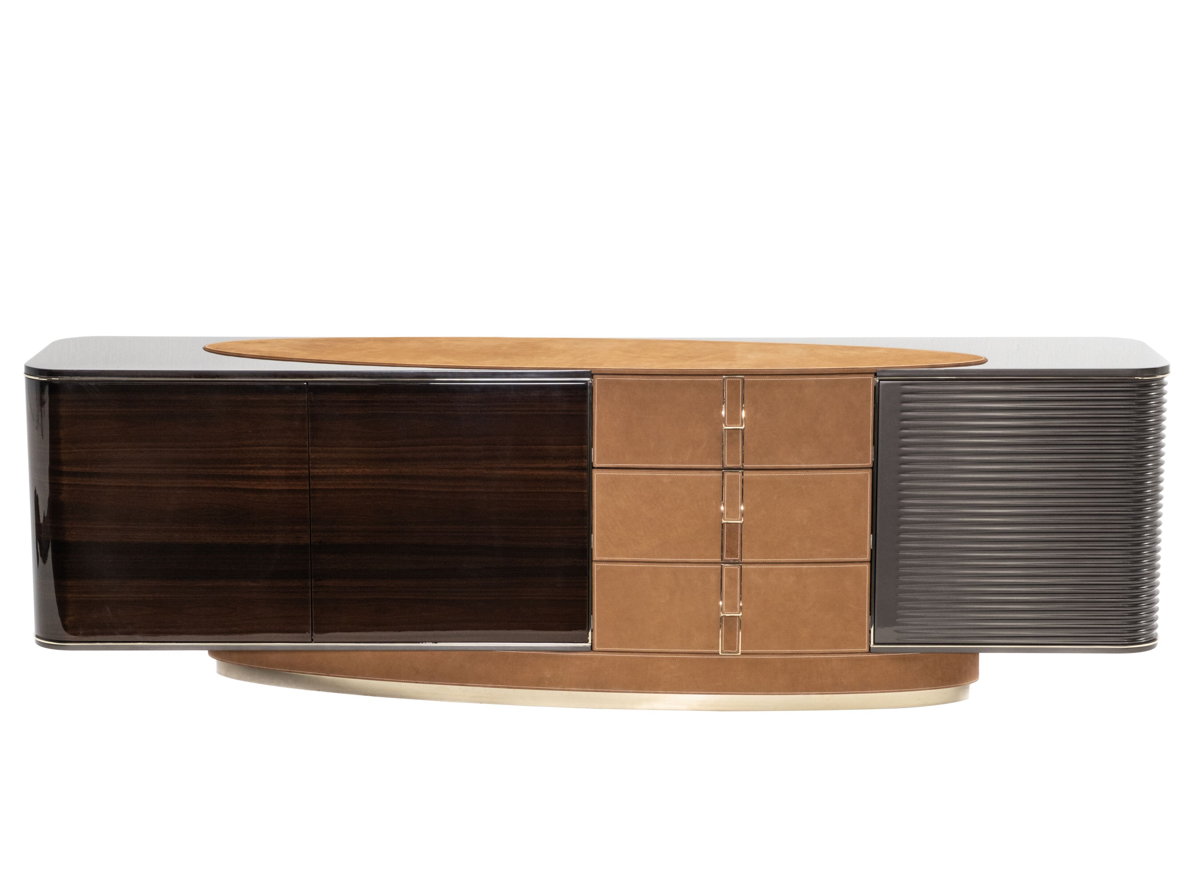 Шкаф с распашными дверями Zebrano Niks ARCH-00049582