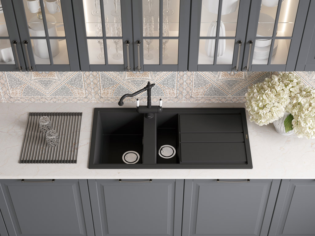 Кухонная мойка Kitagawa 100-2 GR OMOIKIRI 4993804 - Вид №4