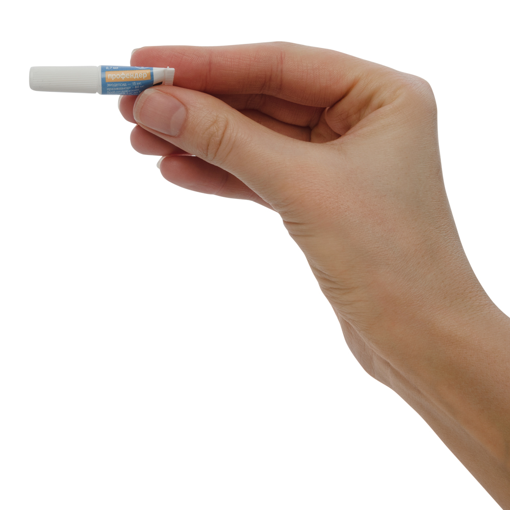 ПР0048412 Антигельминтик для кошек BAYER ПРОФЕНДЕР (2,5-5кг) 0,7мл, 2 пипетки Elanco  - Вид №3