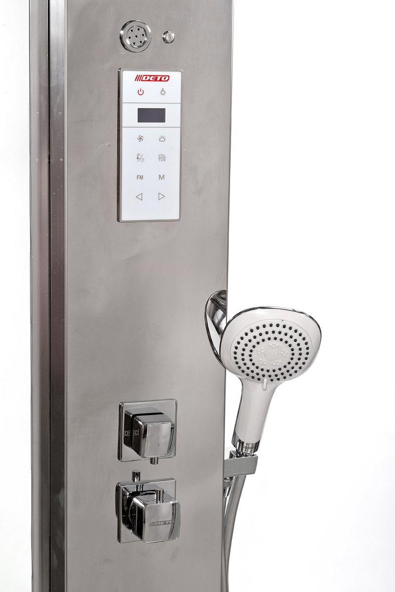 B09S+ эл. BLACK Душевая кабина DETO Серия B Z122 ESPOO с паром - Вид №16