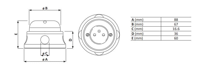 Французская розетка GI Gambarelli ARCH-00011566