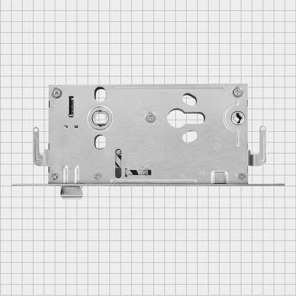 НОРА-М Врезной замок для правых дверей с матовым никелевым покрытием 85539371 STLM-0063688 - Вид №2