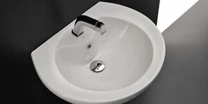 40005 Подвесная раковина настенная овальная Althea Ceramica  белая