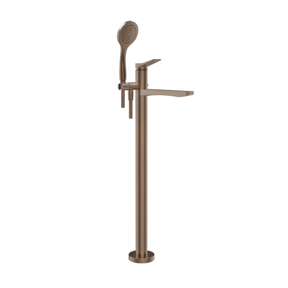 Смеситель для ванны 59131 708 Gessi Rilievo МЕДНЫЙ МАТОВЫЙ PVD 59131708