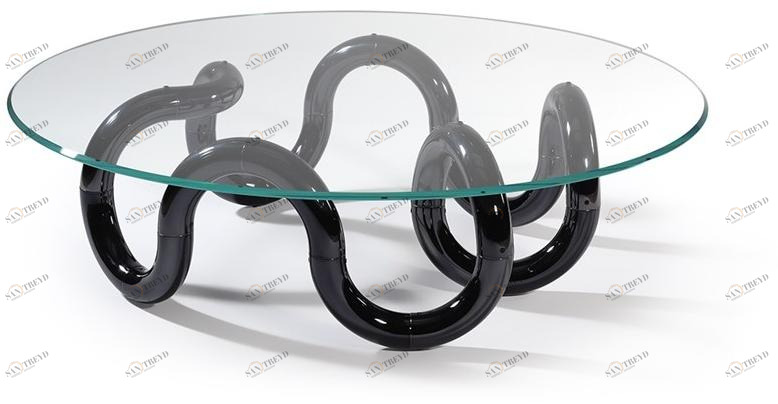 Reflex Круглый стеклянный журнальный столик Aenigma sun-id-1440531