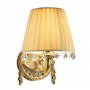 QE23 3SC Настенный светильник Queen с абажуром и стразами Classico