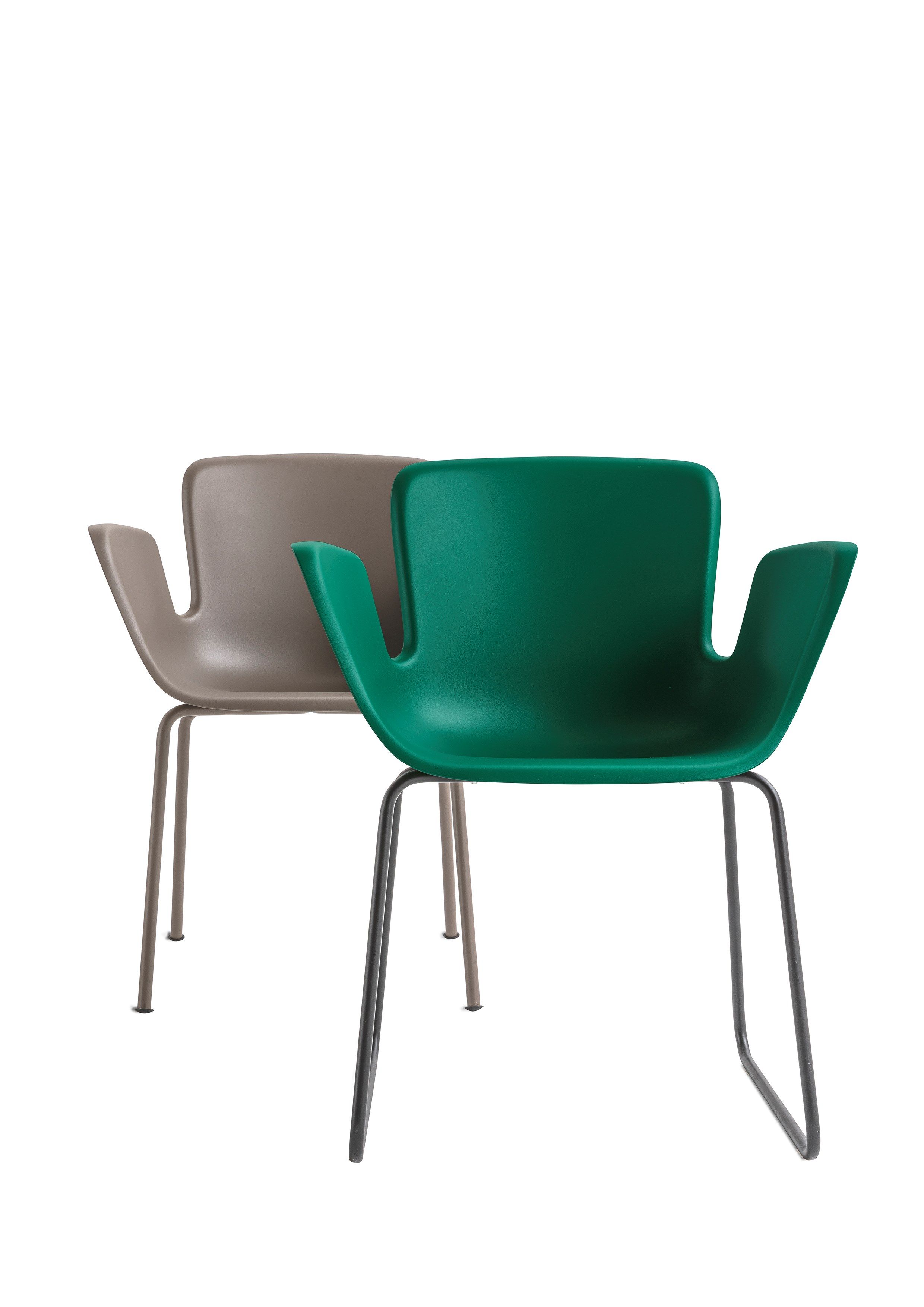 Полиэтиленовое кресло с подлокотниками CAPPELLINI Juli ARCH-00052417 - Вид №4